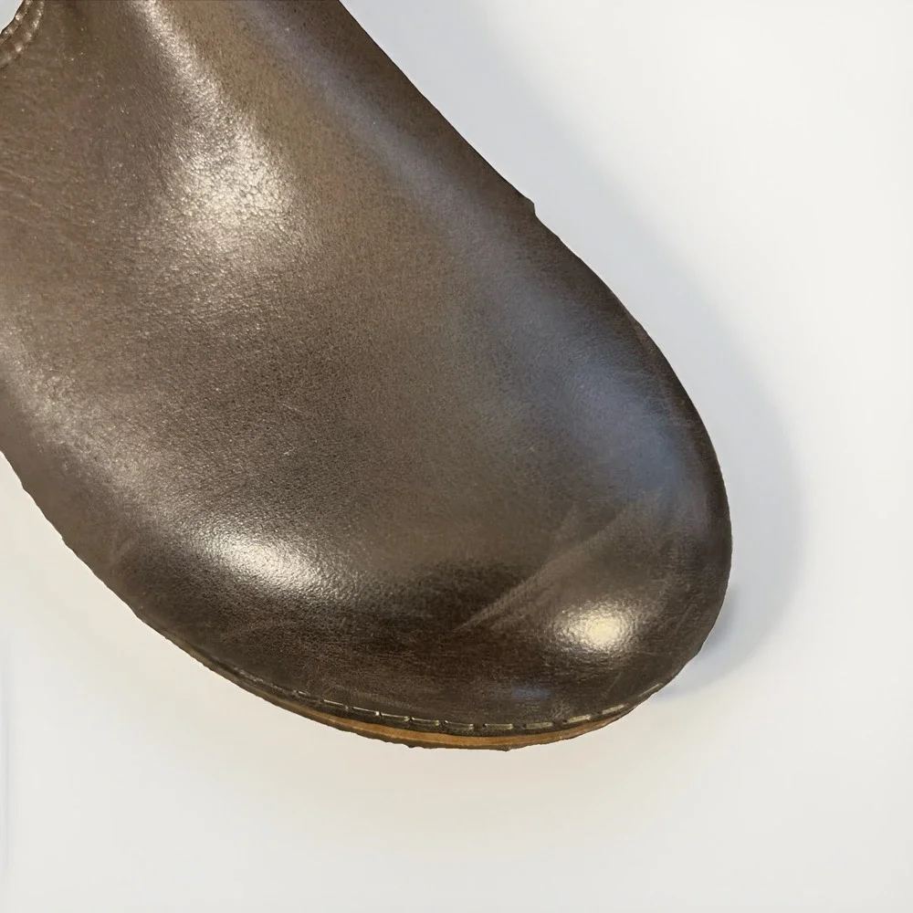 Dansko Women's Monique Chocolate Burnished Calf Boots Size EU-41, U S-8.5 Brown